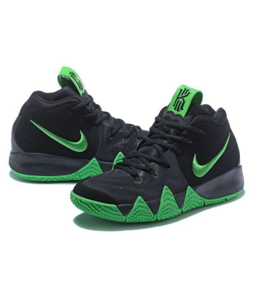 Nike KYRIE 4 Black Green Midankle Male 