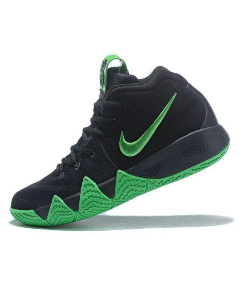 kyrie 4 black and green