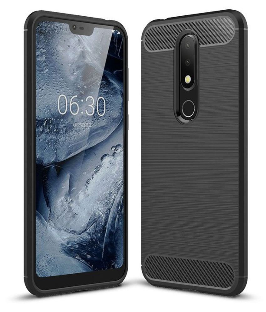     			Nokia 6.1 Plus Plain Cases BeingStylish - Black