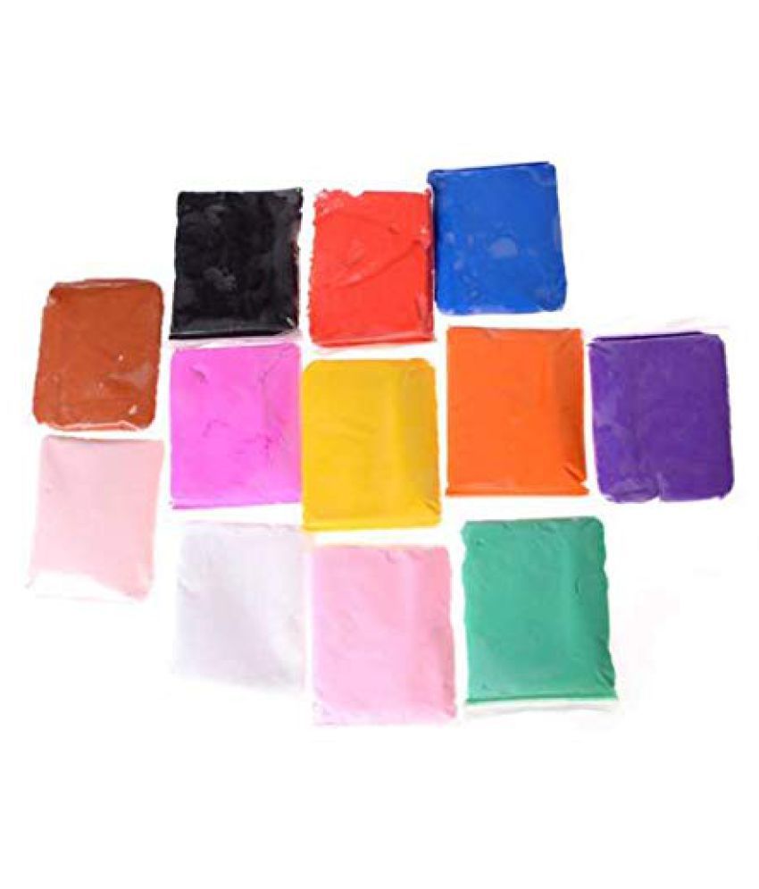 12 Colours Modelling DIY air Dry Clay Play Dough Light Weight for Kids