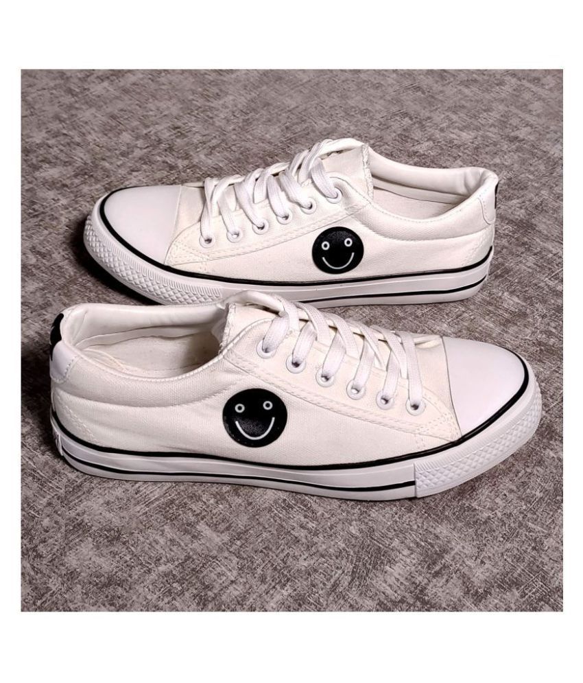 stylish shoes white