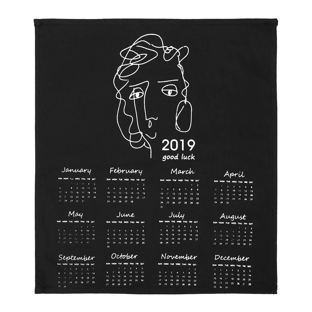 2019 Beauty Yearly Advent Cloth Calendar Wall Door Hanging