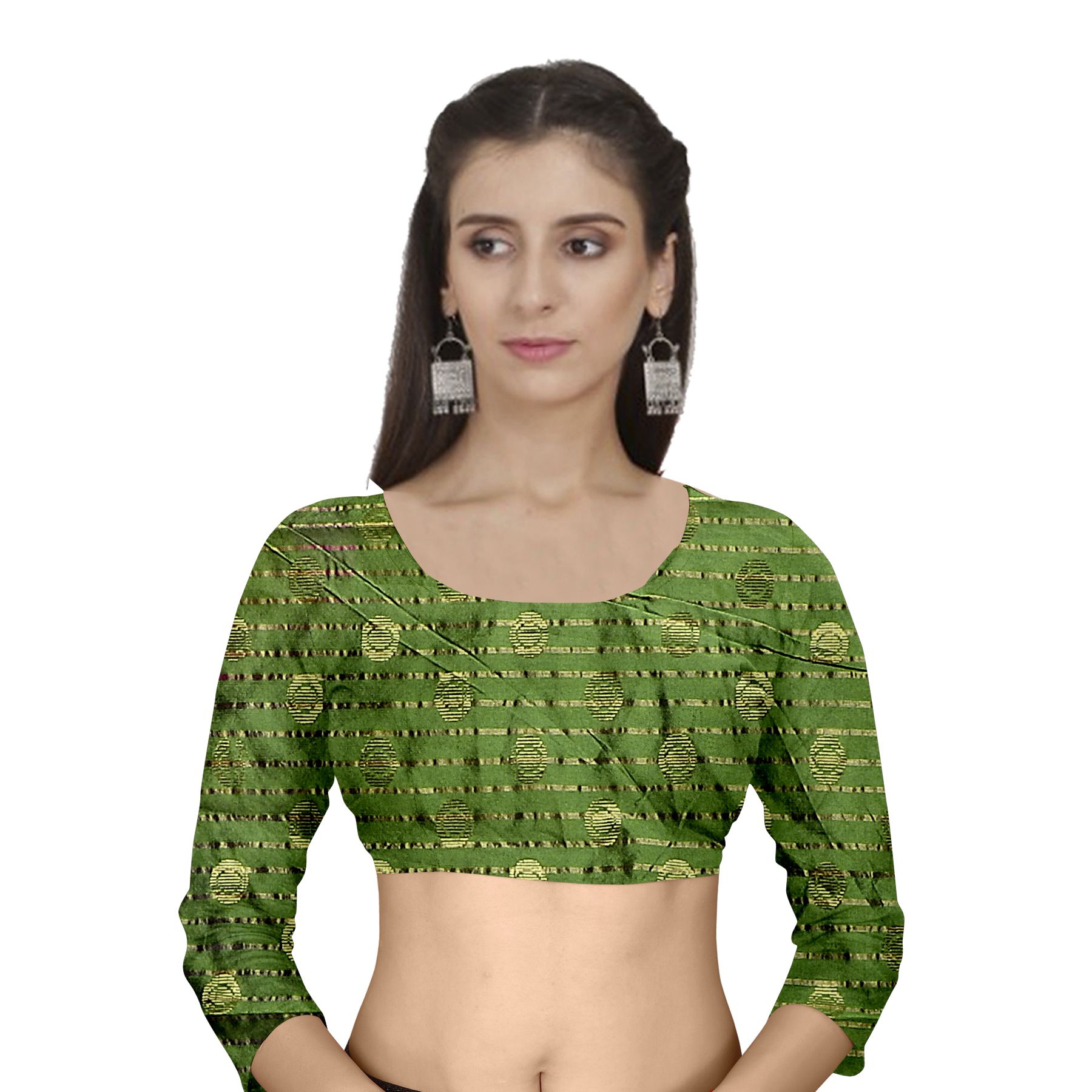 Saadhvi Green Art Silk Saree - Buy Saadhvi Green Art Silk Saree Online ...