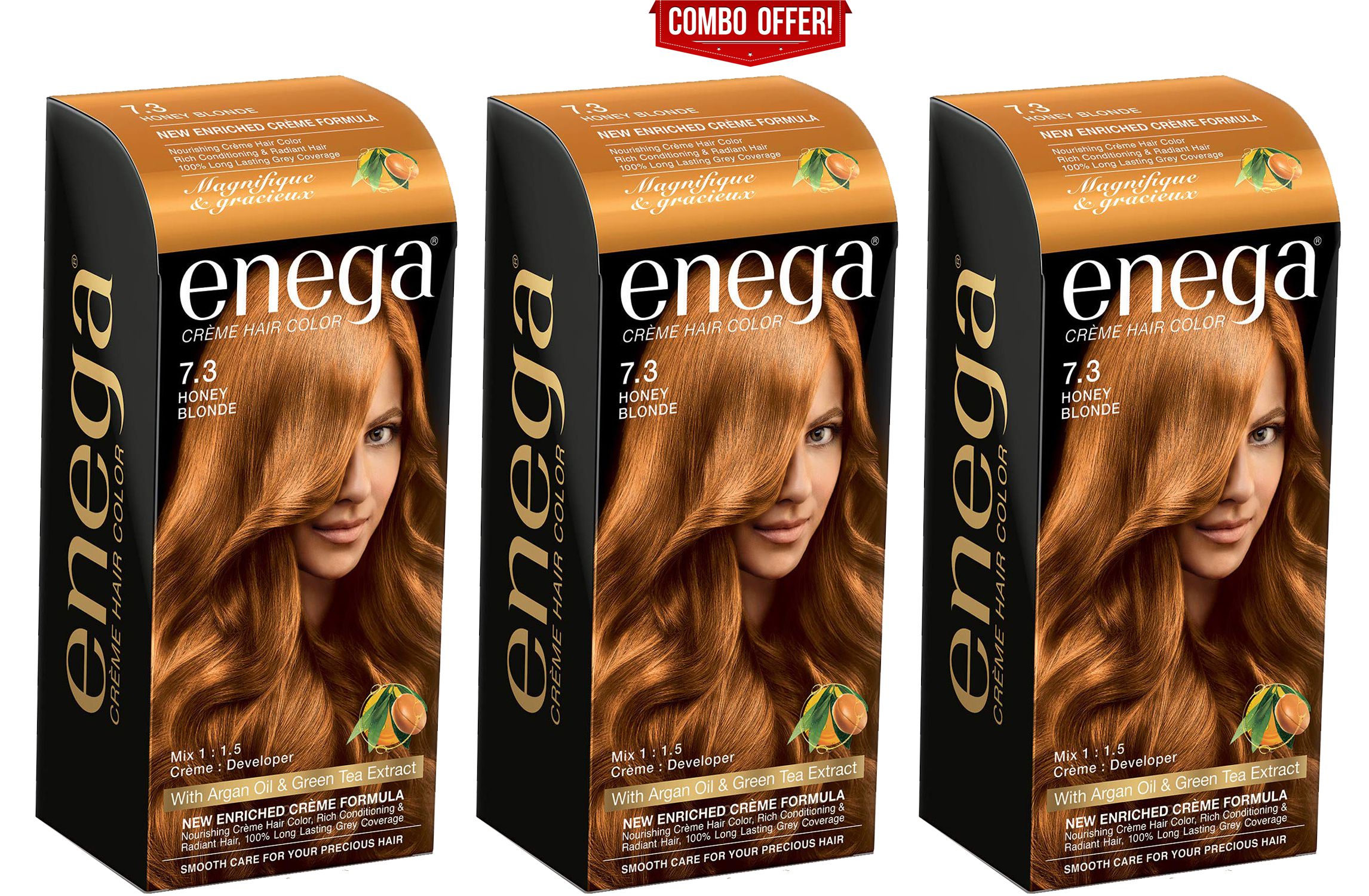 Enega Semi Permanent Hair Color Blonde Honey Blonde 150ml 150ml