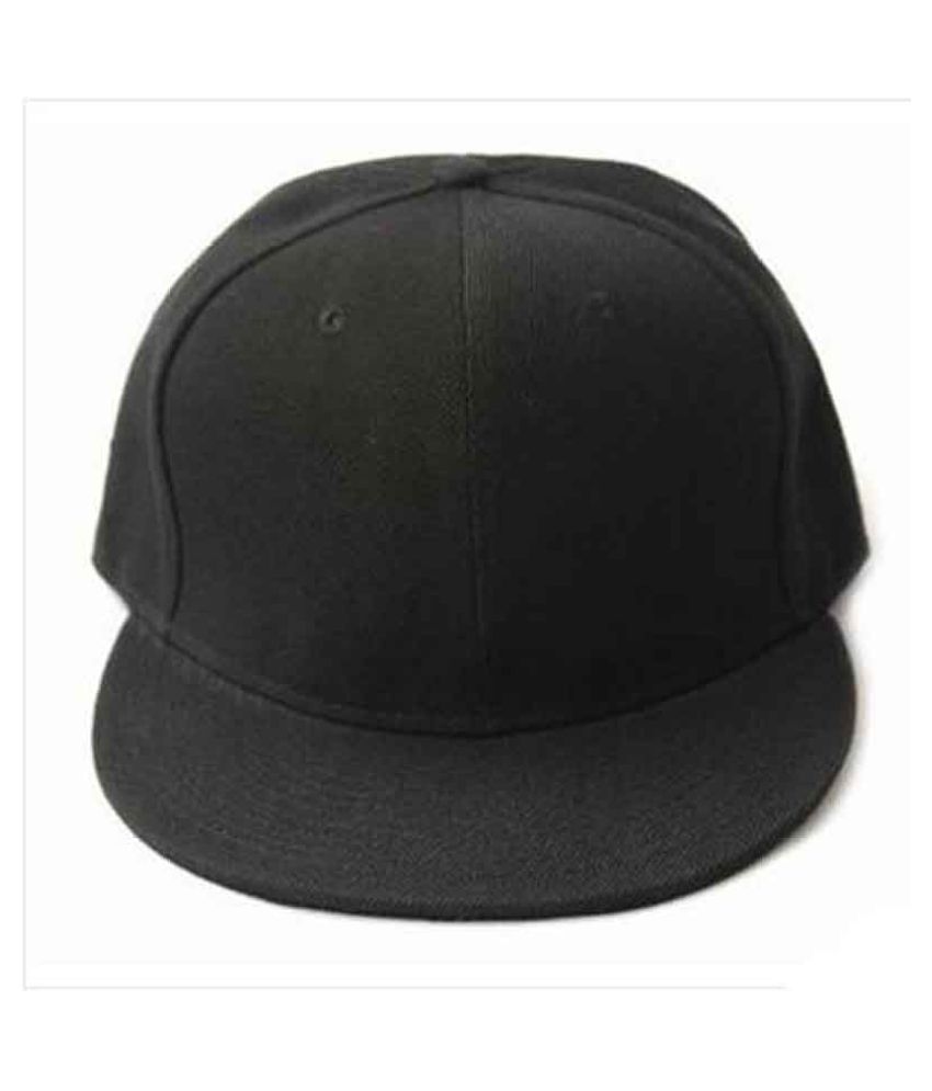 plain black cap india