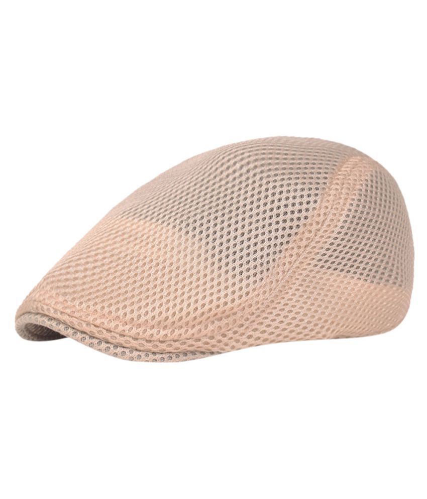 mesh flat cap