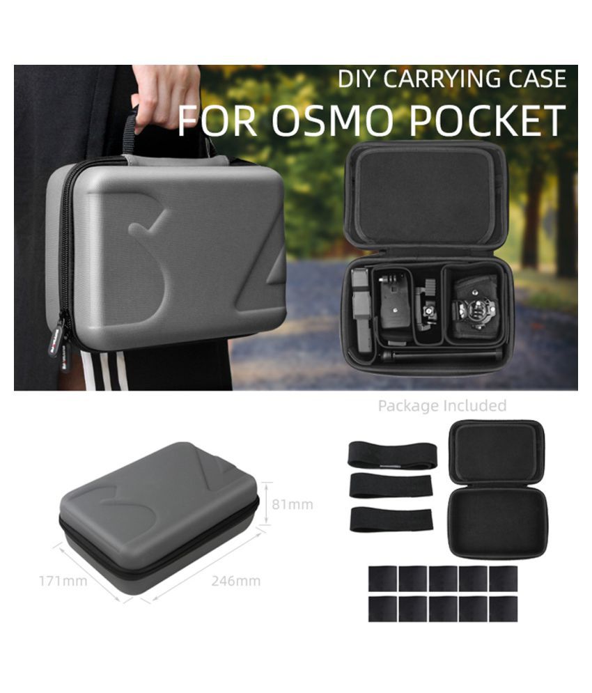 Black Portable EVA Hard Handheld Mini Bag Storage Carry Case For DJI OSMO Pocket