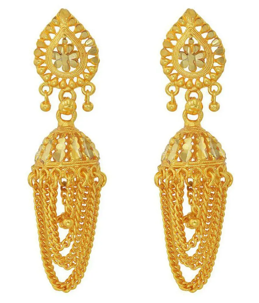 Snapdeal earrings best sale gold