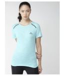 Alcis Blue Polyester Viscose Tees