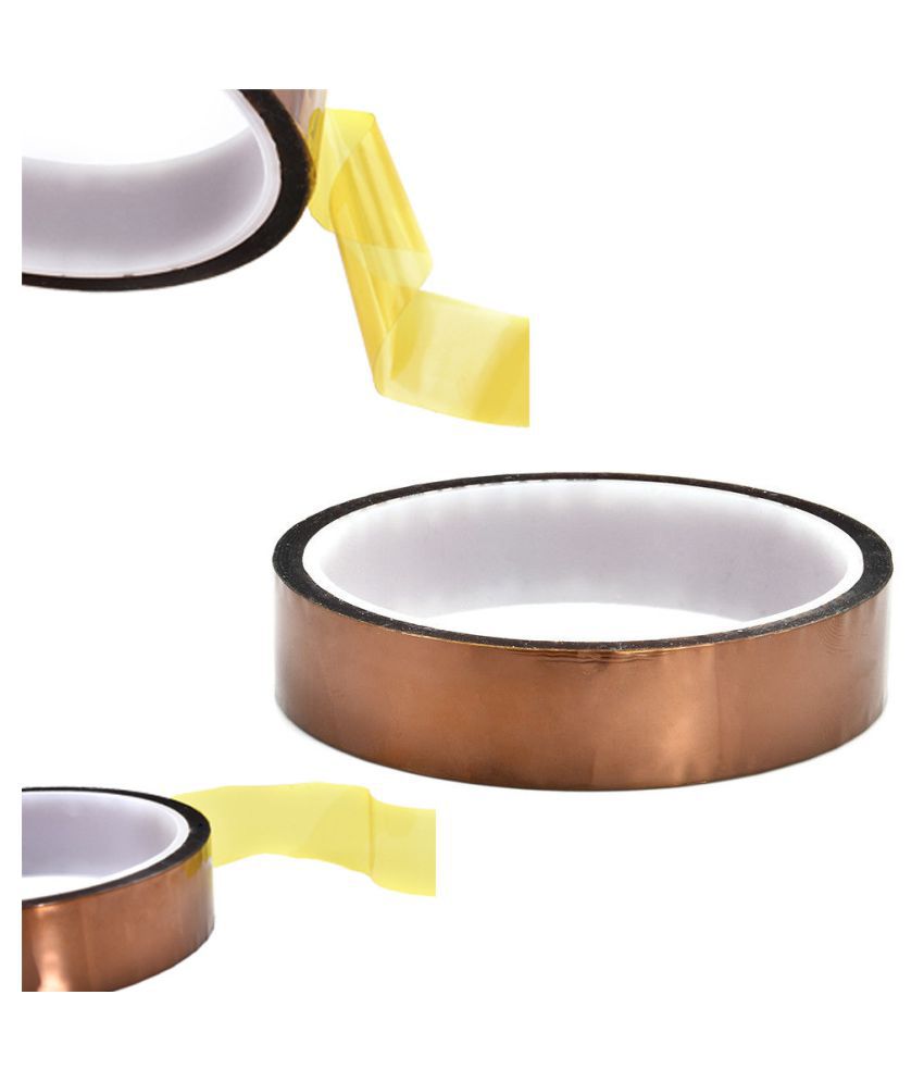 USA 20mm 2cm X 30M 100ft Kapton Tape High Temperature Heat Resistant Polyimide 