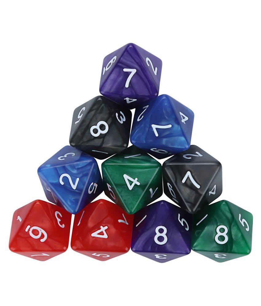 Dice For Trpg Game Dungeons Dragons Polyhedral D4 D Multi Sided Acrylic Dice Buy Online At Best Price In India Snapdeal
