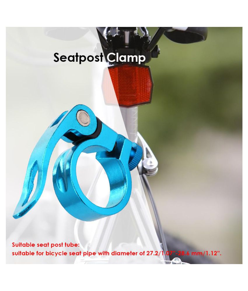 Bike Seatpost Clamp 28.6mm Aluminum For MTB Bicycle Pipe Clup Accessories