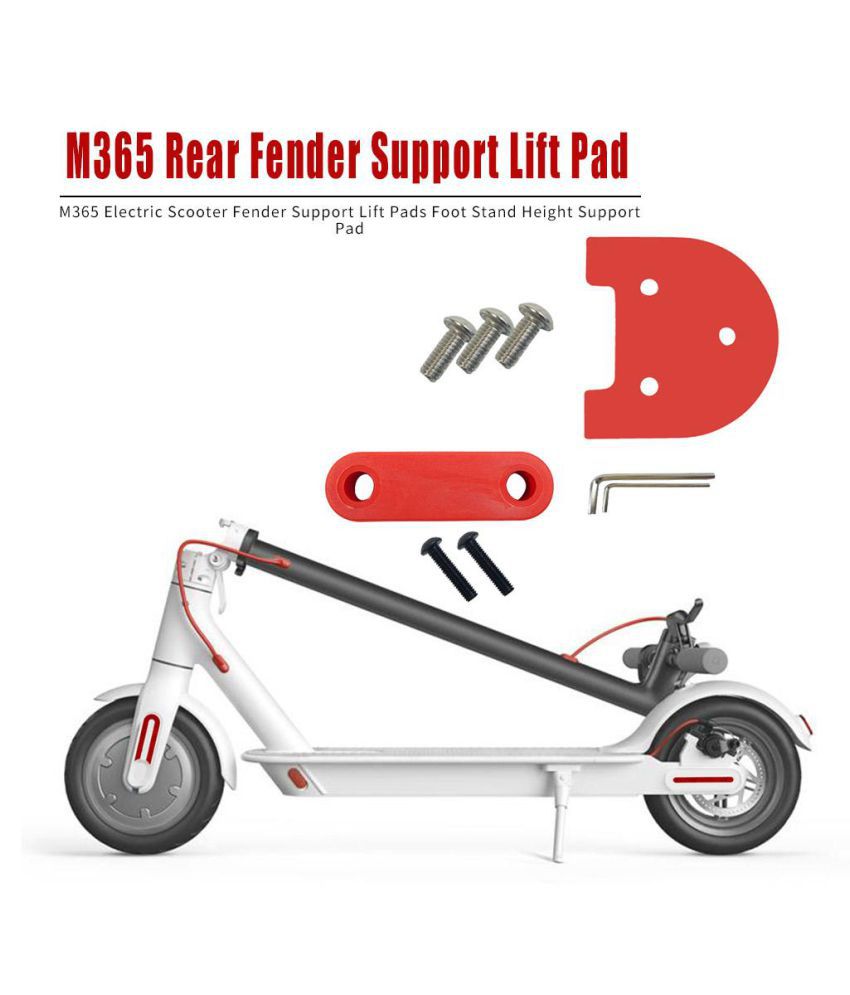M365 Electric Scooter Foot Stand Rear Fender Height Support Lift Pad+Screw Set 