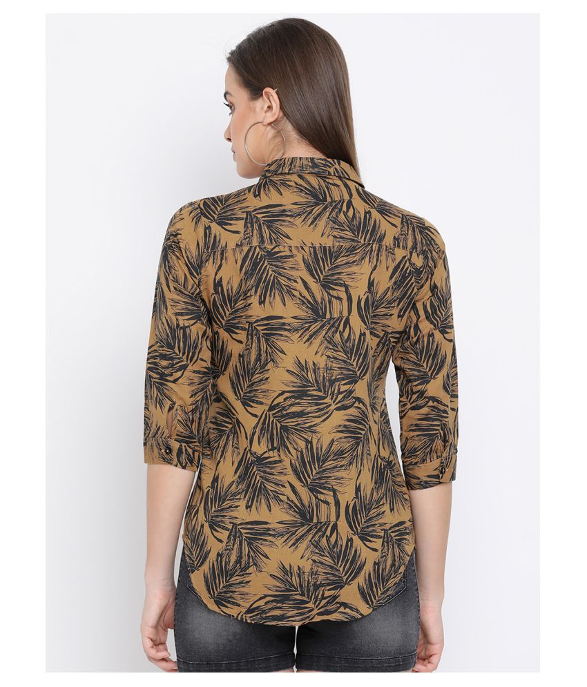 f8ke chemical club khaki knit shirt