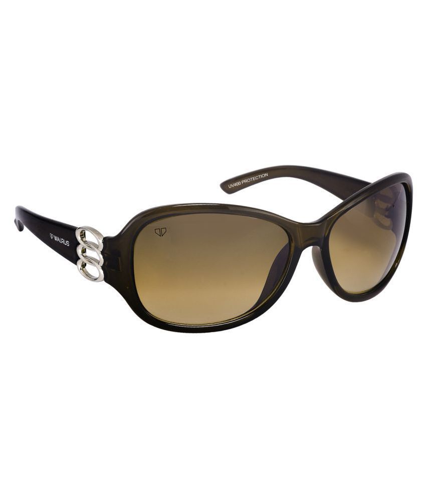     			Walrus - Brown Square Sunglasses ( WS-GAGA-III-090909D )