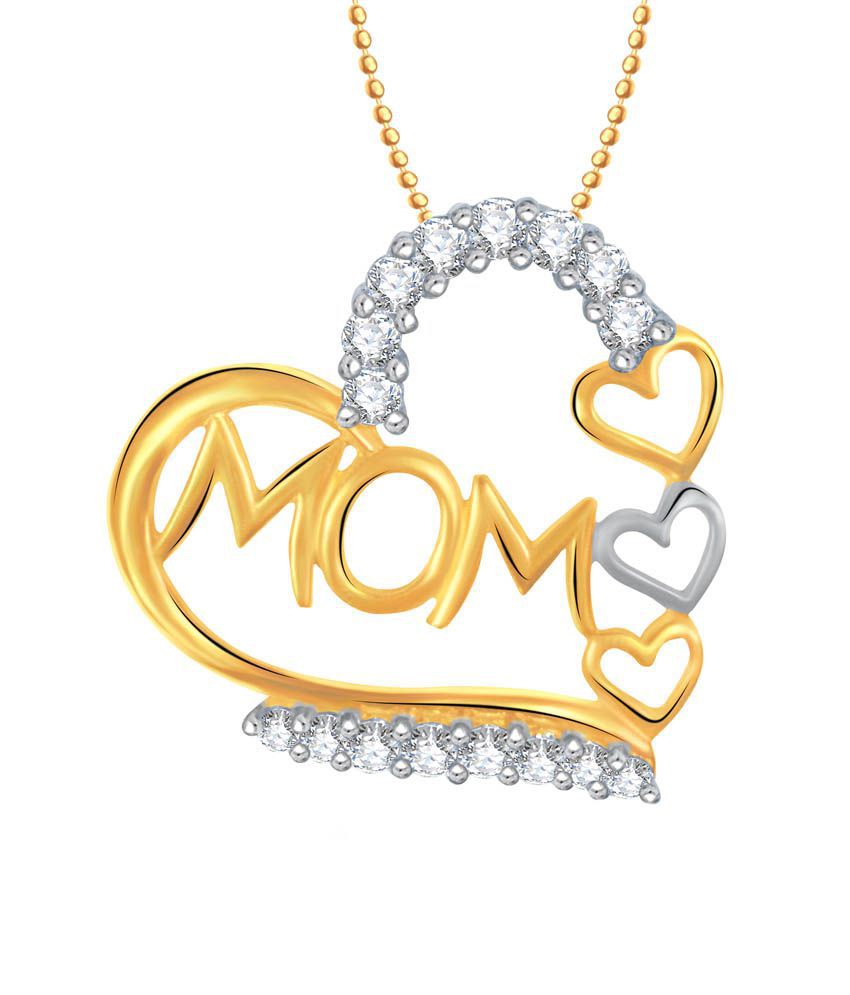 VK Jewels I Love You Mom Gold and 