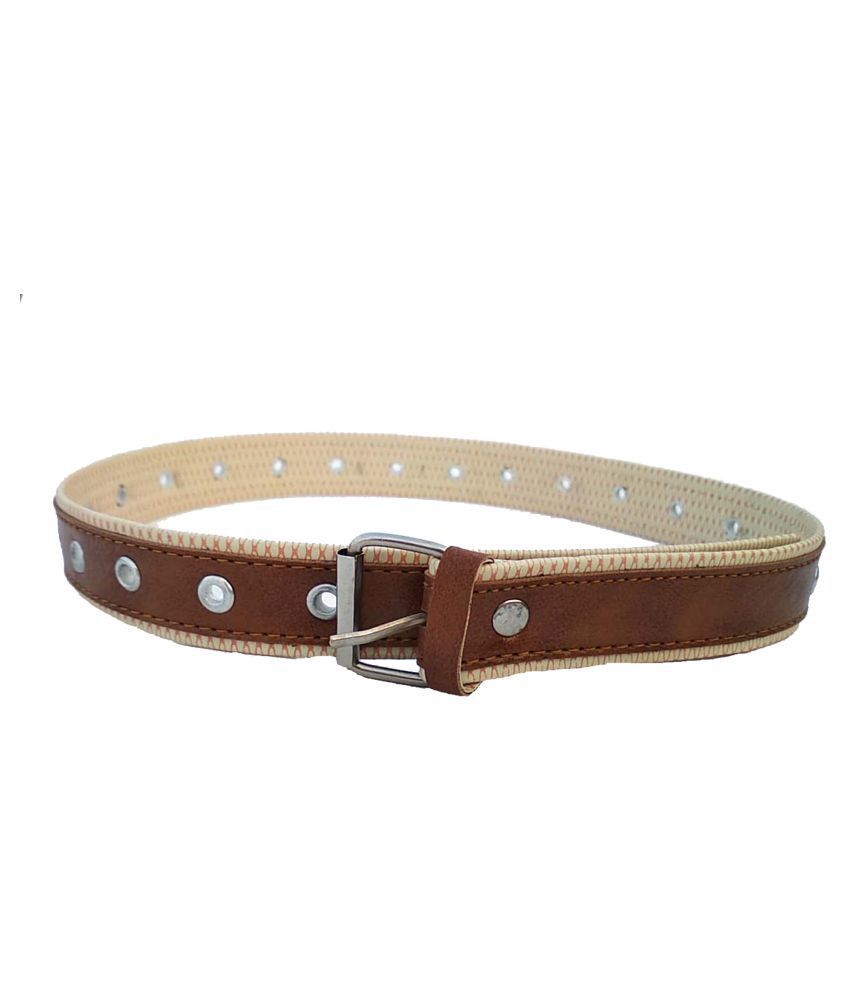 Forever99 kids leather Adjustable belt Free Size Up to 26 inch Buy