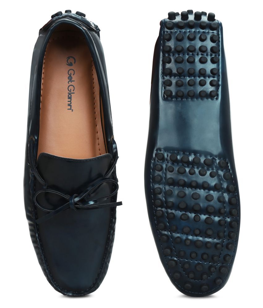next navy loafers
