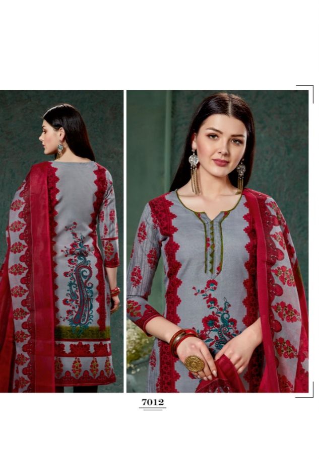 Cotton Embroidery Designer Dress Material