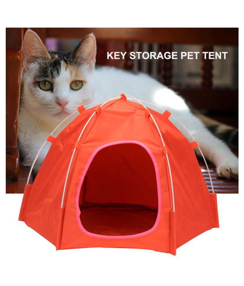 Gray Navy Blue Color Options Dreamseeker Cat Kennel Small and Medium-Sized Cat and Dog Pet Supplies Detachable Cotton and Linen Tent Play House 