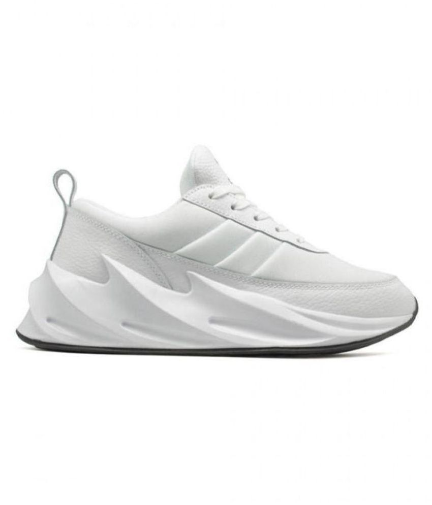 Adidas Sharks Milky White Running Shoes 