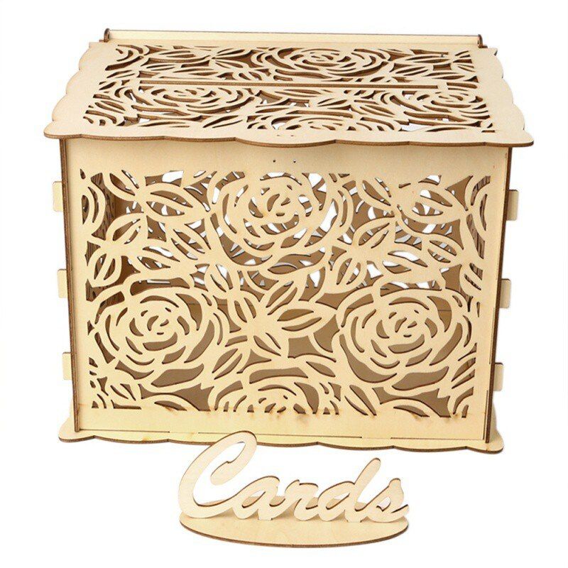 Diy Wedding Gift Card Box With Lock Beautiful Wedding Decoration