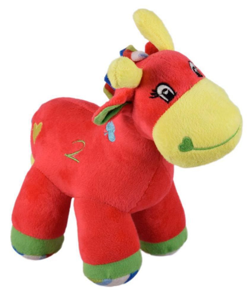 Ultra Colorful Baby Giraffe With Sound 9 Inches Red Buy Ultra