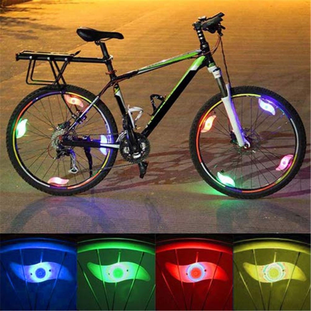 LeBoLike Bike Spoke Lights Cycling Bike Wheel Lights for Bicycle Decoration Batteries Included 