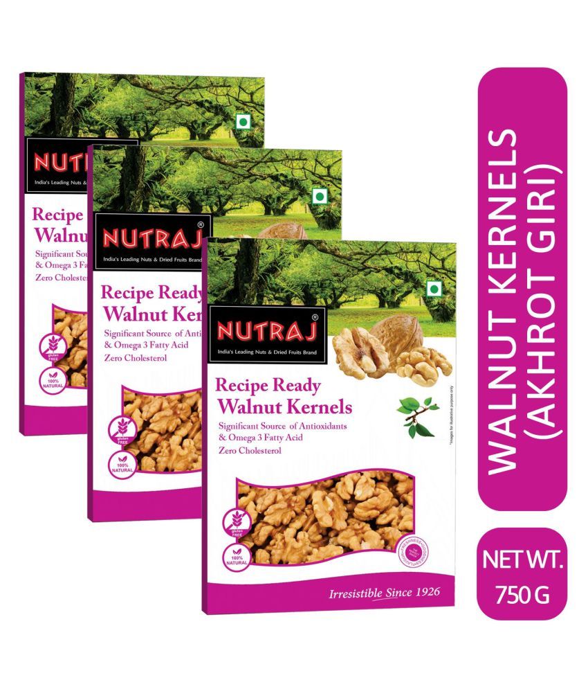     			Nutraj Recipe Ready Walnut Kernels (Akhrot Giri) 750g (250g X 3)