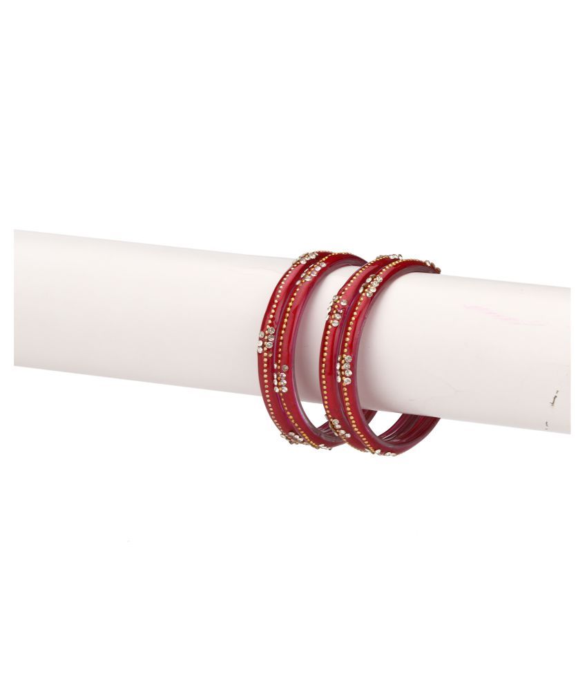     			AFAST - Red Bangle Set (Pack of 1)