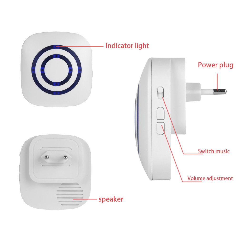 Wireless Door Motion Sensor Detector Smart Visitor doorbell Home