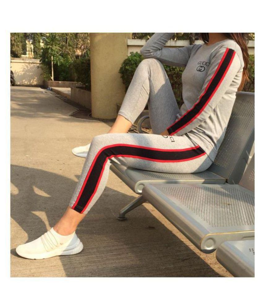 Buy Gucci Cotton Tracksuits Grey Online at Best Prices in India
