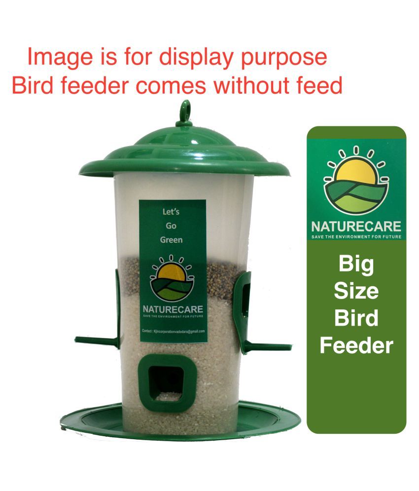 Nature Care Plastic Extra Big Size Bird Feeder for All ...