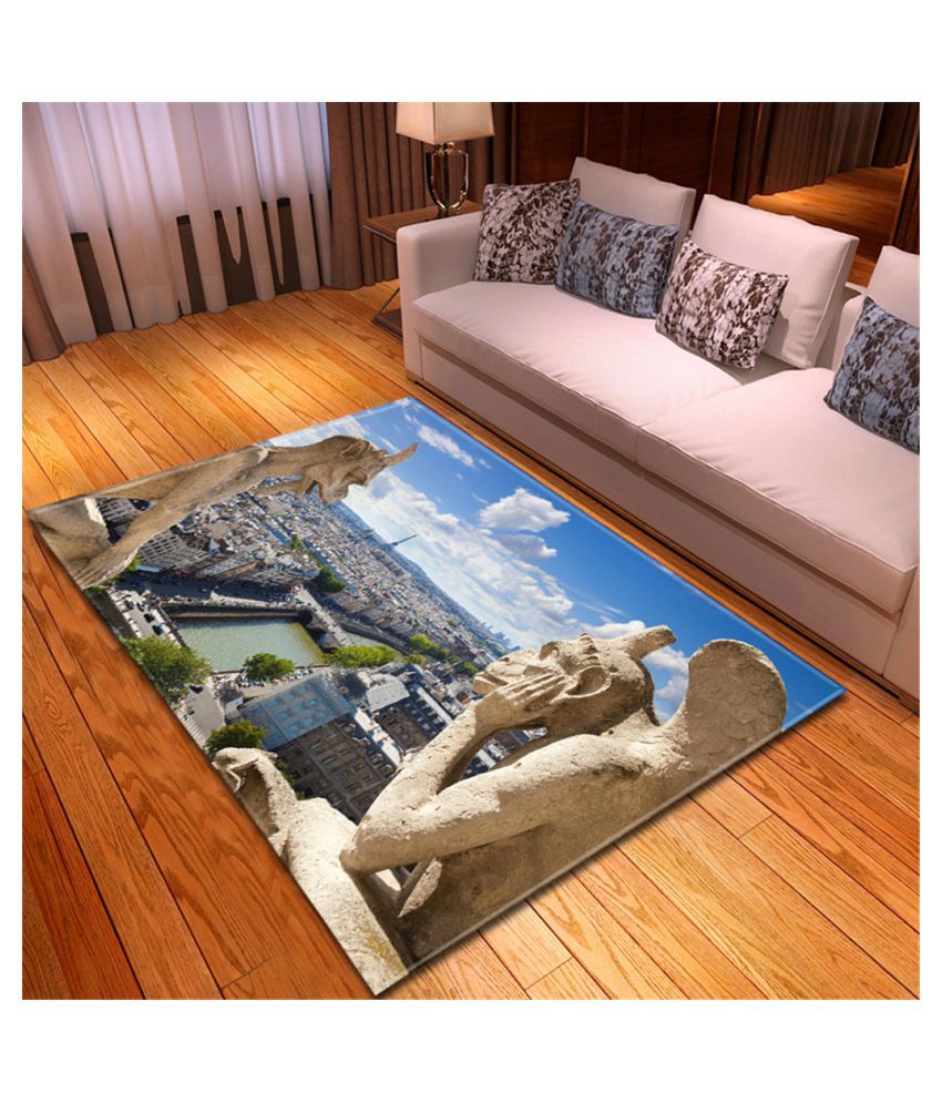 Creative Notre Dame Photo Commemorative Day Comfortable Carpet