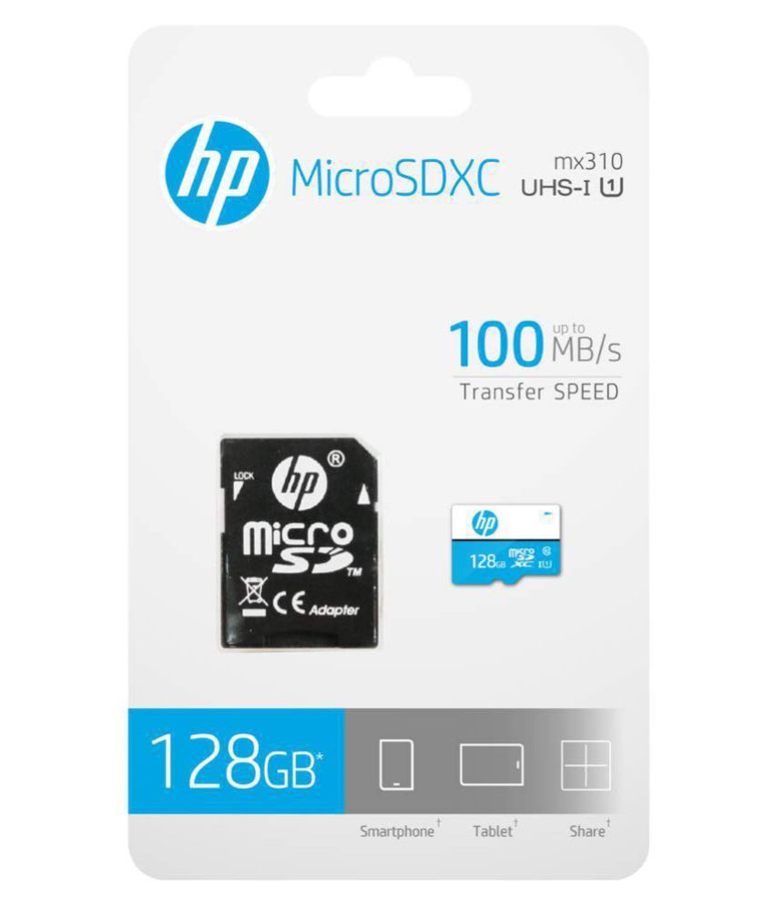 HP 128GB Class 10 Memory Card Buy HP 128GB Class 10 Memory Card