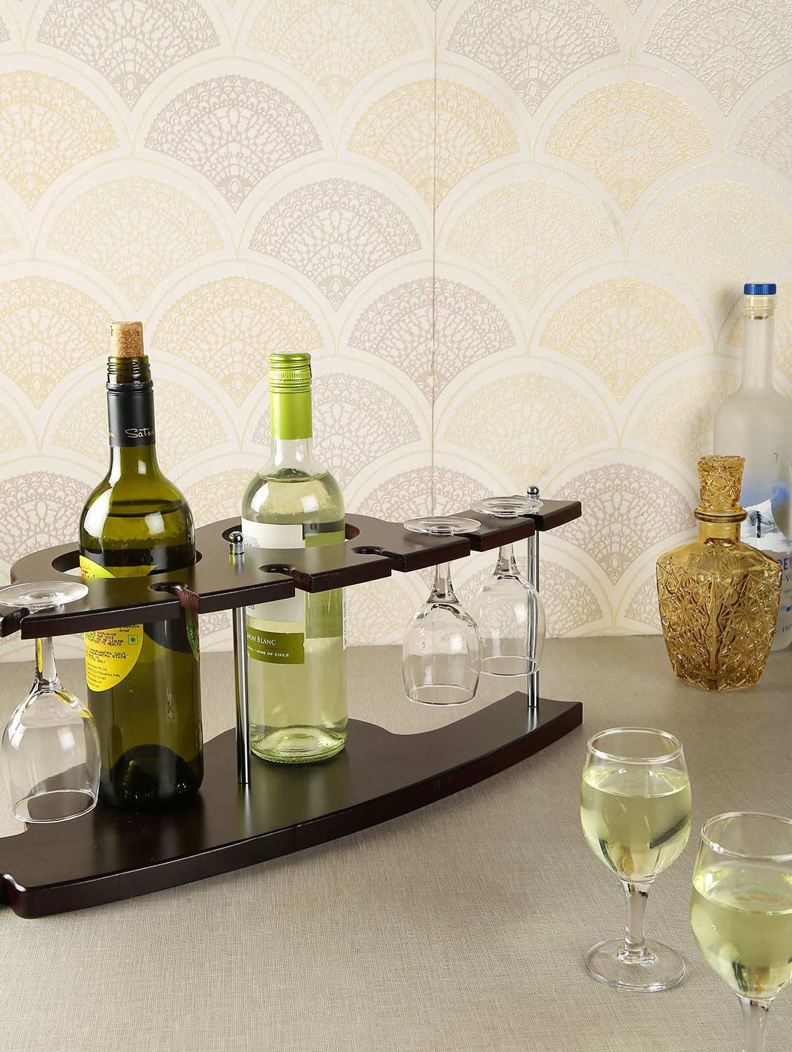 table top wine bottle holder