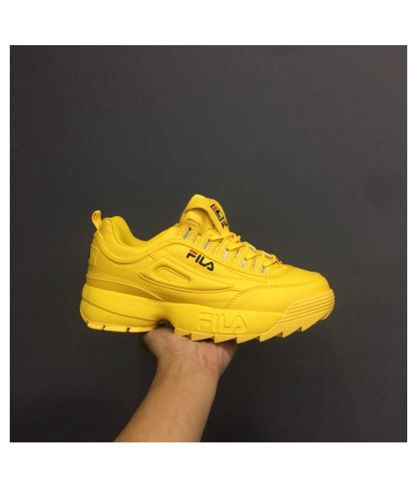 Fila Disruptor 2 Running Shoes Yellow 