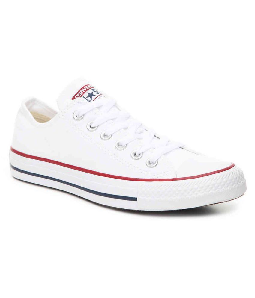 all star white low