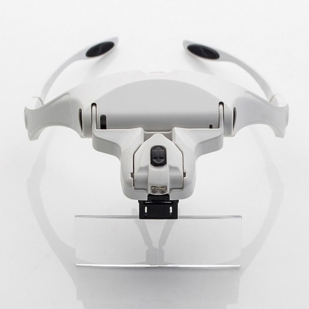 Westore Practical ABS Reading Glasses Acrylic White Headband Headset