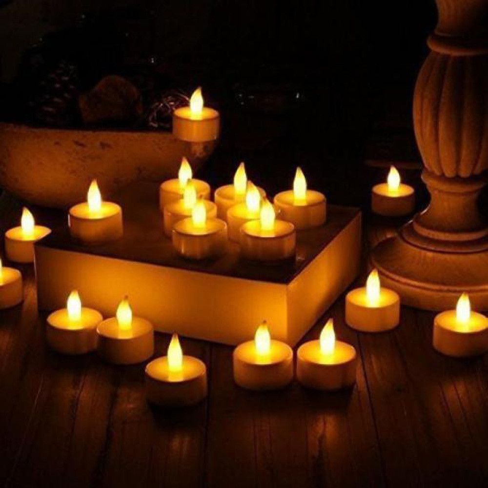 6pc LED Tea Light Candles Realistic Battery-Powered less Candles: Buy 6pc LED Tea Light Candles Realistic Battery-Powered less Candles at Best Price in India on Snapdeal