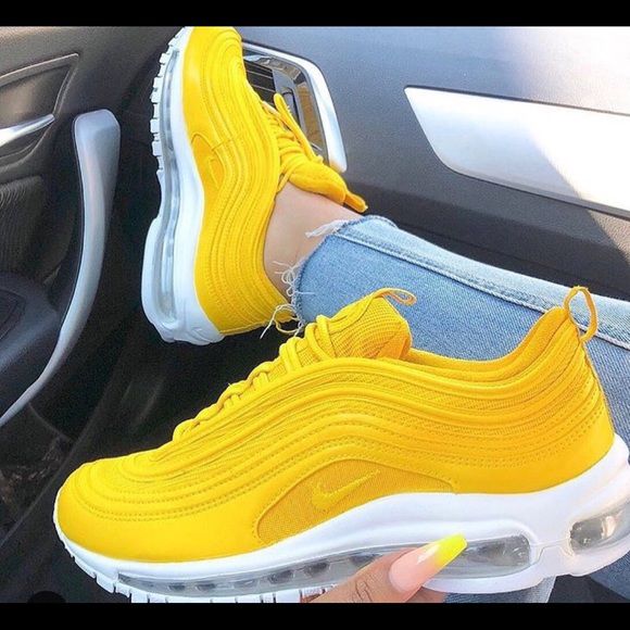 Nike Air Max 97 Yellow Casual Shoes 