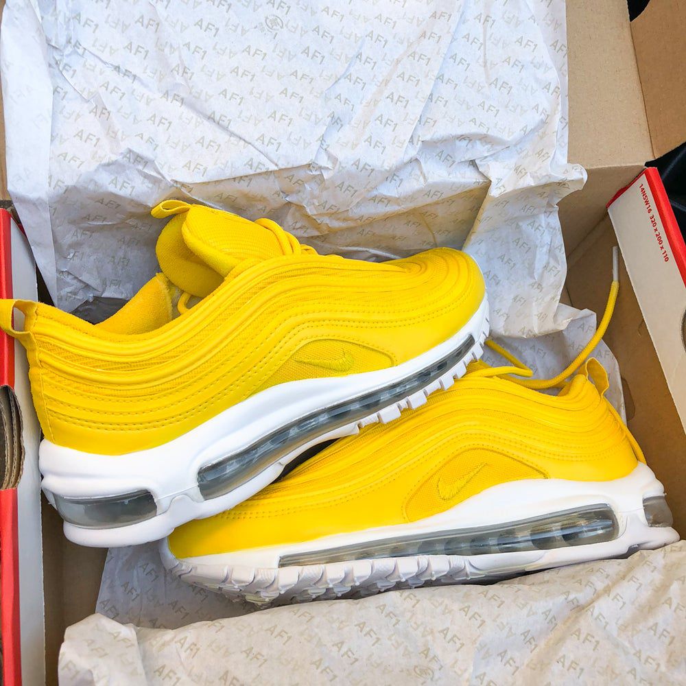 yellow air max shoes