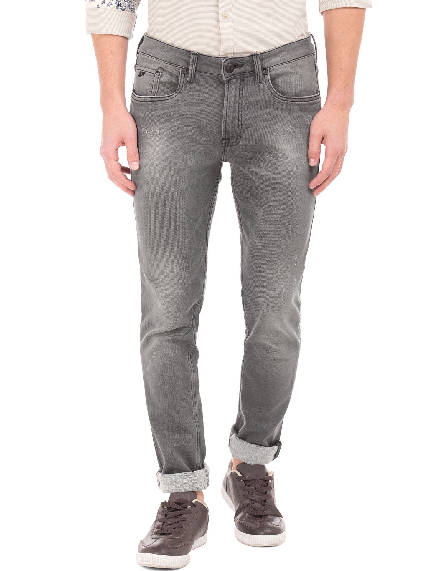 Ed Hardy Grey Slim Jeans - Buy Ed Hardy Grey Slim Jeans Online at Best ...