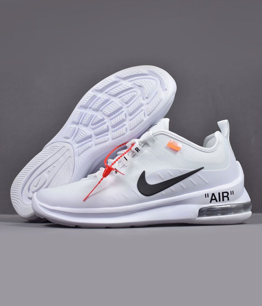 Nike Air Max Axis White Running Shoes 