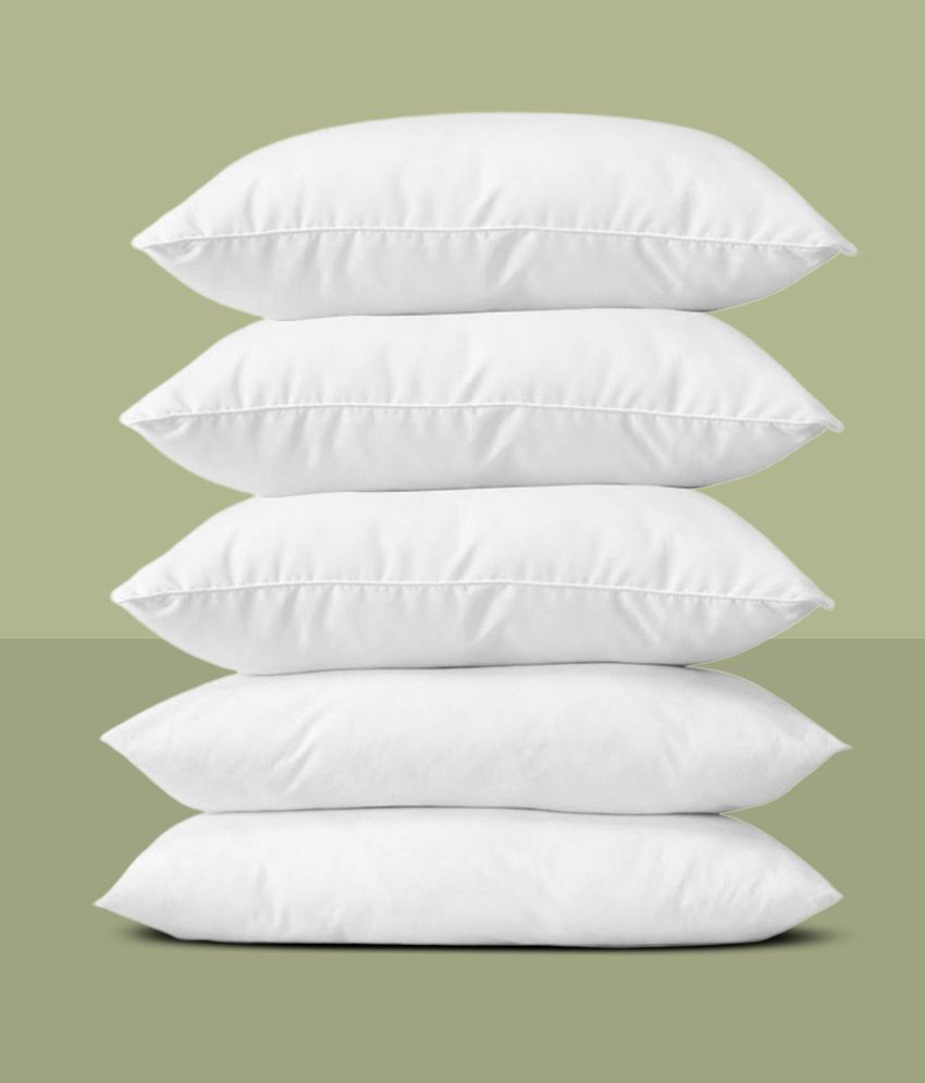     			Tanishka Fabs Set of 5 Fibre Pillow