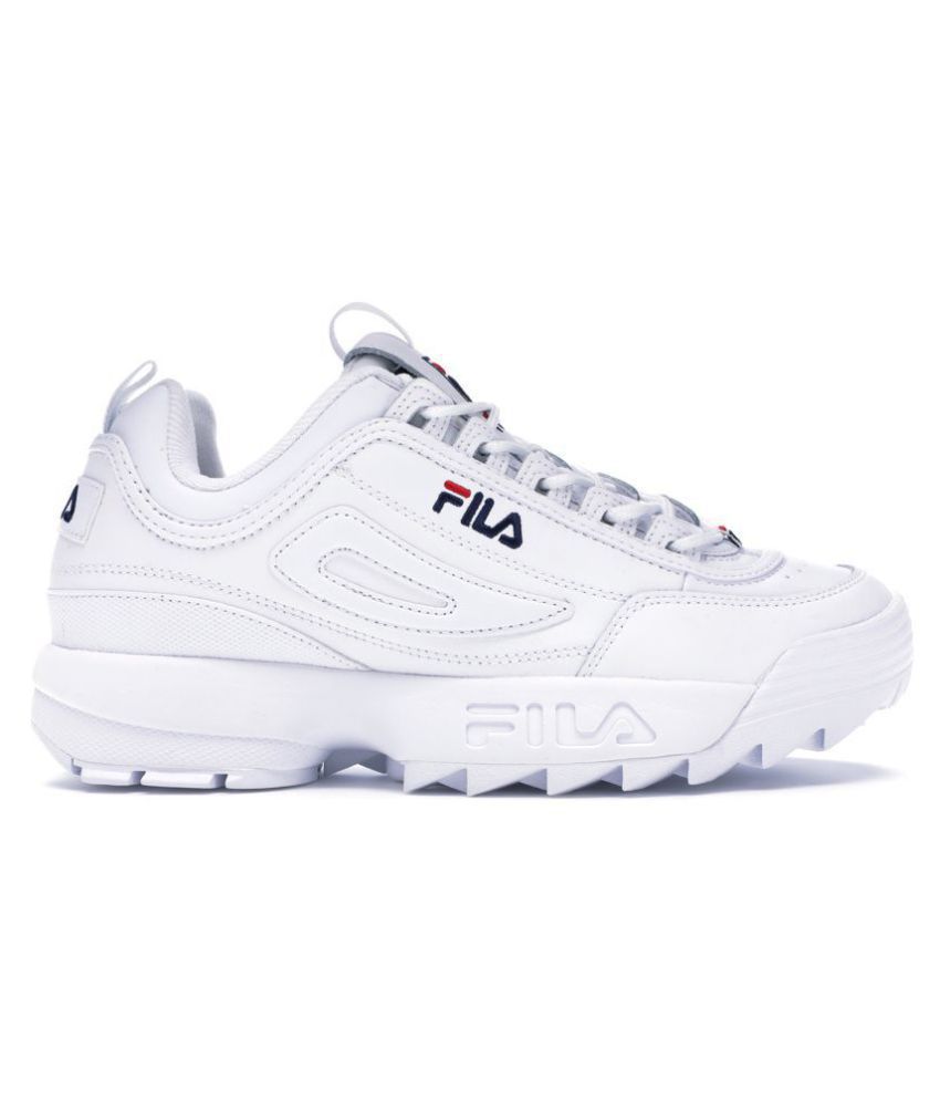 Fila Disrupter 2 White Running Shoes - Buy Fila Disrupter 2 White ...