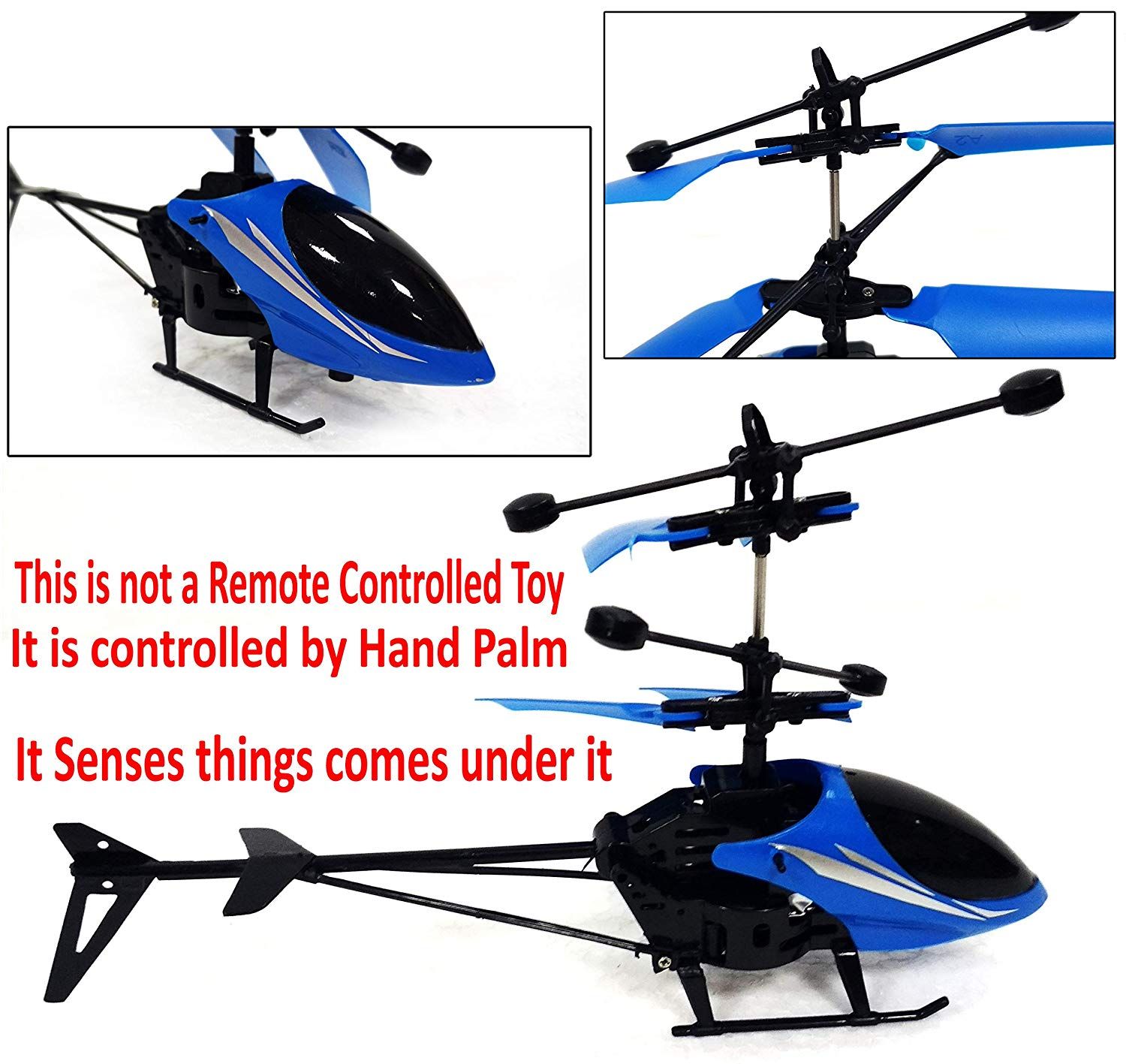 Infrared induction Helicopter Sensor Aircraft (Without Remote) With