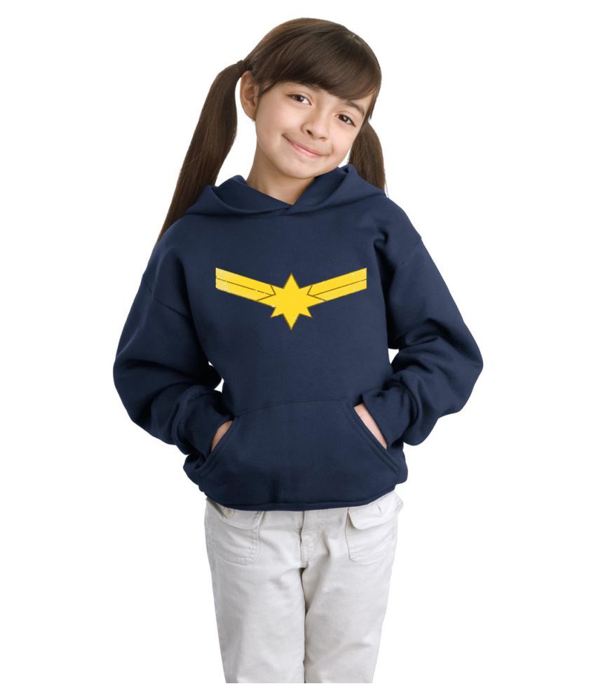 girls captain marvel hoodie