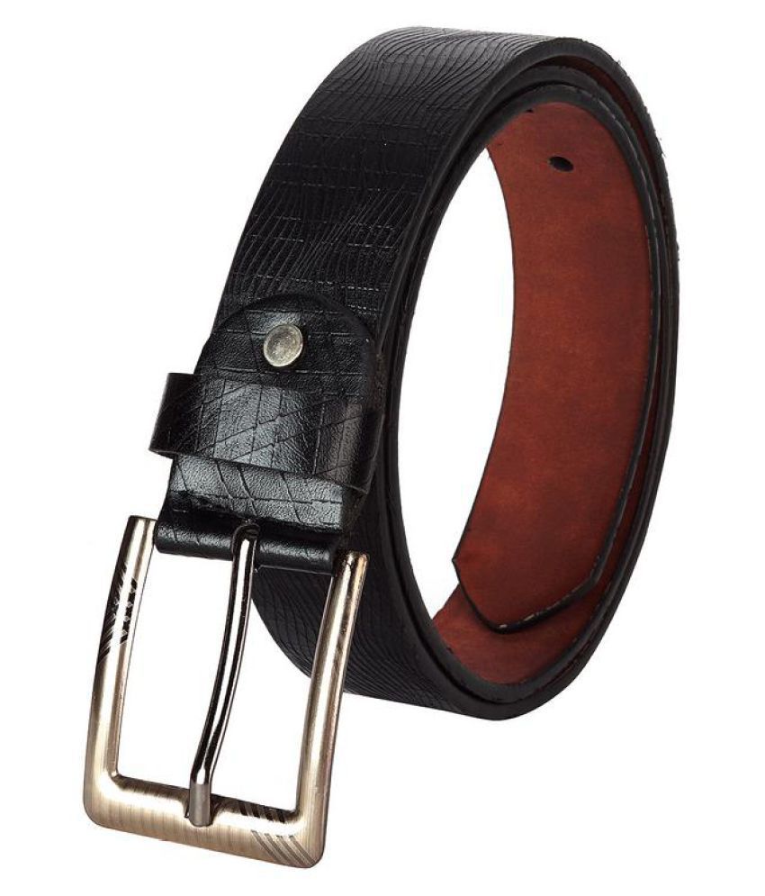 squaircle Black Leather Formal Belt Buy Online at Low Price in India