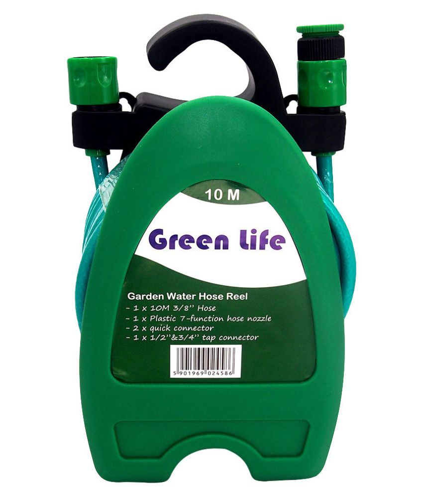 Hose Pipe Reel 50M Wall Mounted Storage Car Garden Watering Winder NEW